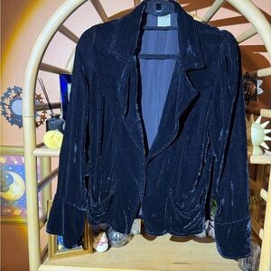 Black Velvet Women's Blazer